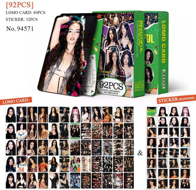 KATSEYE Idol Girls MOD MAD Lomo Karten, Aufkleber, 92-teiliges Set - Bild 1
