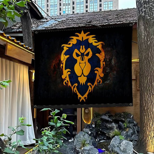 Arthas World of Warcraft Wandbanner Mandala Kunstdekoration, bunt, B/H: 70 x 50 cm - Bild 1