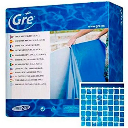 GRE Pool-Innenhülle für Steel Wall Pools, oval, blau, Breite: 300 cm, aus PVC - Bild 1