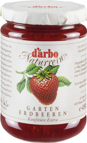 Darbo Gartenerdbeer-Konfitüre Extra 450 g - Bild 1