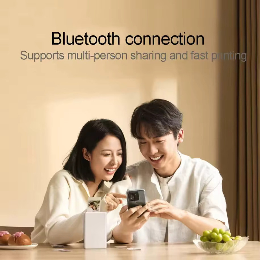 Xiaomi Tragbarer Fotodrucker Pro Bluetooth 5.2 Thermodrucker in Weiß für Smartphone und Tablet - Bild 2