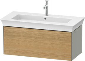 Duravit Waschtischunterschrank ohne Aufsatz White Tulip s-matt, B/T/H: 98,4 x 45,8 x 41 cm - Bild 1