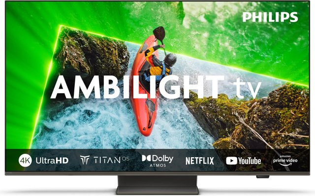 Philips 55PUS8609 LED TV 4K UHD in Schwarz mit Wi-Fi, Bluetooth und HDMI - Bild 1