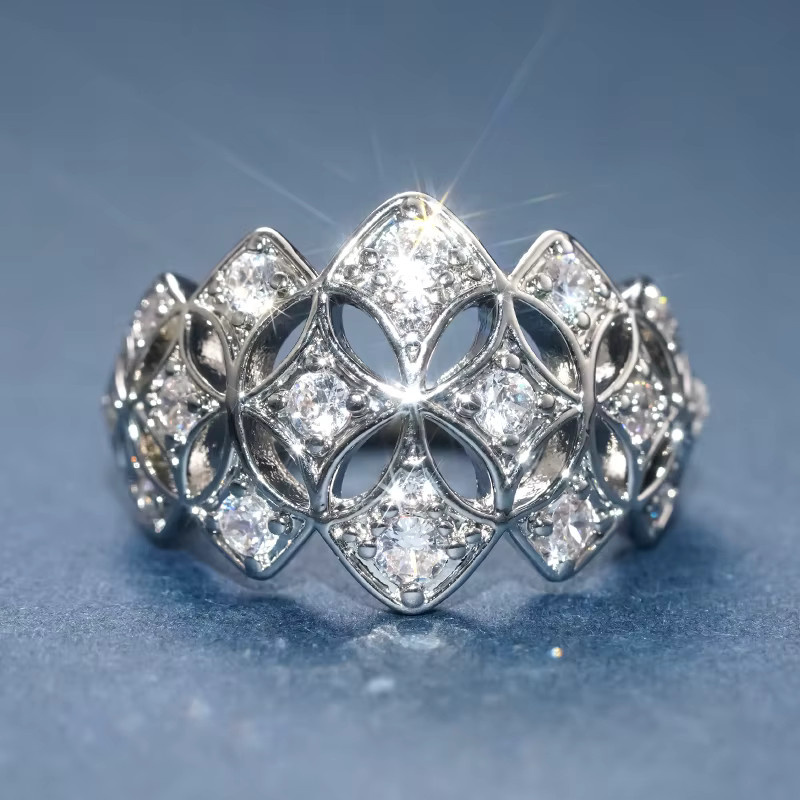 Huitan Ring, Silber, Zirkonia, Damen - Bild 3