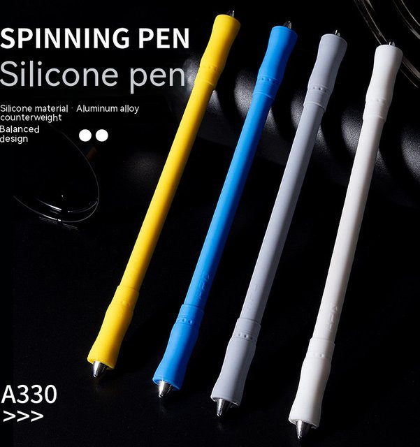 AHHLCLT Silikon Spinning Pen Fidget Spinner, Rotierendes Spielzeug - Bild 1