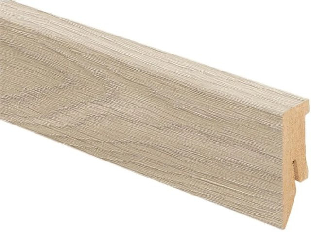 Sockelleiste Evoke Classic Cordoba aus HDF in California Oak/Eiche, Farbe Braun/Beige, Höhe: 50 mm, Tiefe: 18 mm, Länge: 2600 mm - Bild 1