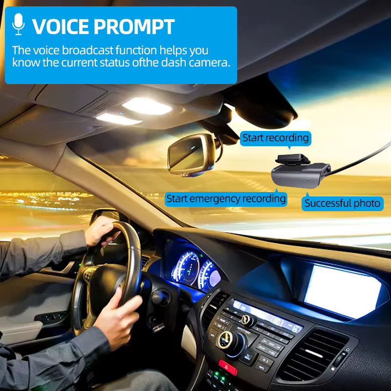 ACCEO 4K Auto-Dashcam mit GPS, WiFi und Nachtsicht für die Frontaufnahme inklusive 24-Stunden-Parkmodus und App-Unterstützung - Bild 4