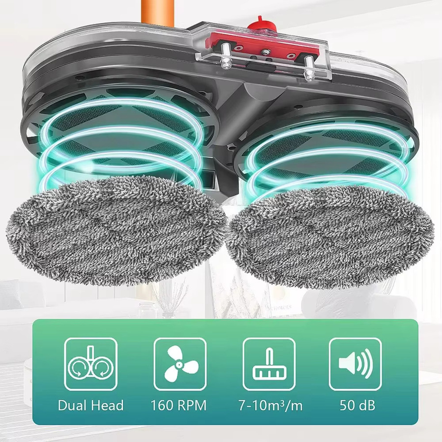 Dyson Nass-Trocken Mopp Reinigungsaufsatz für kabellose Staubsauger V7 V8 V10 V11 aus Kunststoff - Bild 2