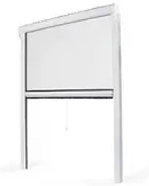 Avosdim Insektenschutzrollo für Fenster aus PVC in Weiß, Breite: 100 cm, Höhe: 160 cm - Bild 1