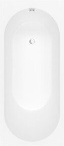 Villeroy & Boch Rechteck-Badewanne Oberon 2.0 in Weiß, B/T: 180 x 80 cm - Bild 1