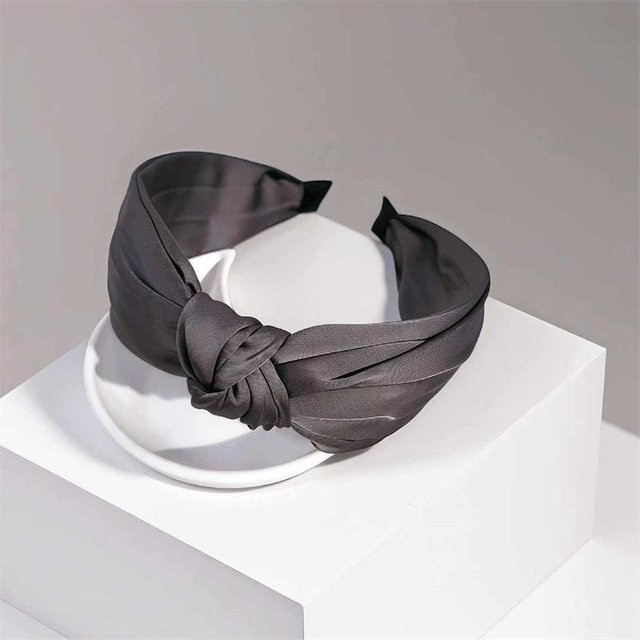 Stirnband Satin, Schleife, weiß, Damen - Bild 1