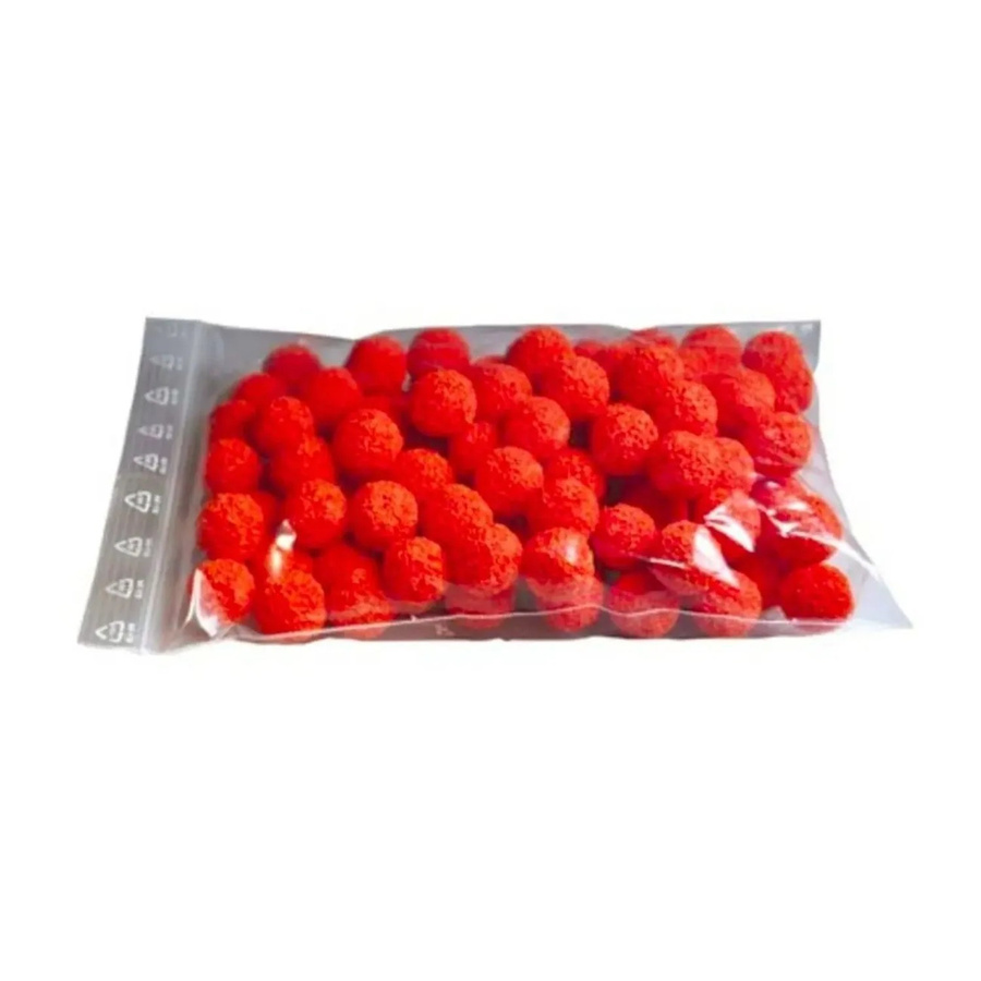 Ich-Zapfe Reinigungsschwämmchen für Bierleitungen, 100 rote Schwammgummikugeln, 10 mm - Bild 2