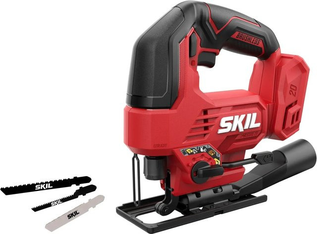 Skil Akku-Pendel-Stichsäge 3421CA Bürstenlos Rot 20 V pwrcore 20 - Bild 1