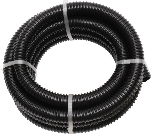 Schwarzer Spiralschlauch aus PVC zur Entwässerung mit Ø 25 mm - Bild 1