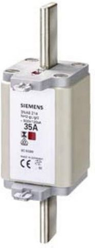 Siemens Sicherungseinsatz 3NA6214 Größe 2, 35A, 500V, 3er-Pack - Bild 1