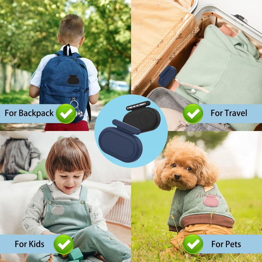 Wasserdichte Silikon-Hülle für Samsung Galaxy SmartTag 2 von FancyWrist als Anti-Verlust-Schutz und Halter für Hundehalsbänder - Bild 2