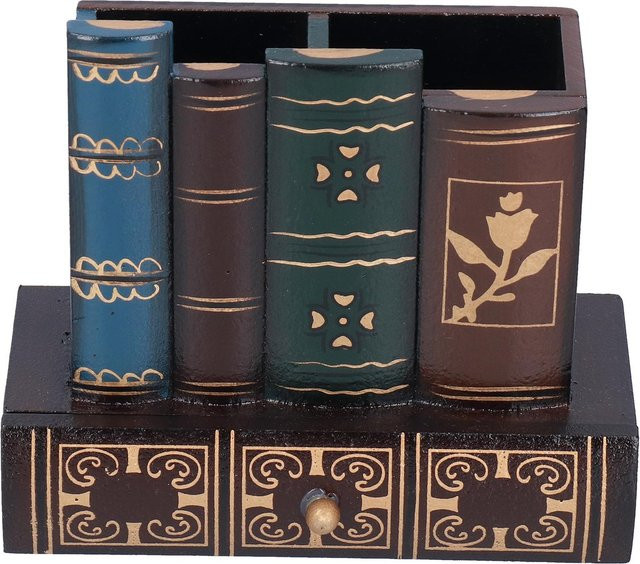 OutsideWorld Stiftebecher im Retro-Stil aus Holz, Schreibtisch-Organizer in Multicolour - Bild 1