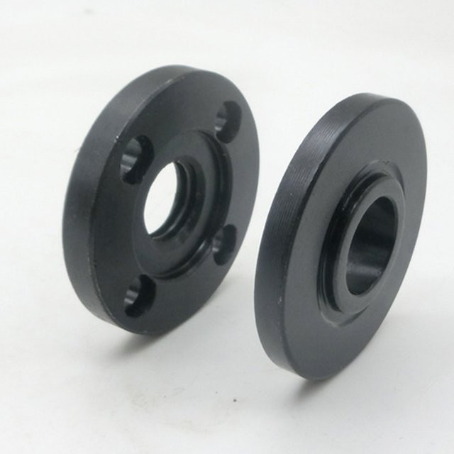 Vibratite 2er-Set Druckplatten für Winkelschleifer Typ 125 und Typ 100, Flanschmutter für 16mm und 20mm Trennscheiben, Schwarz - Bild 1