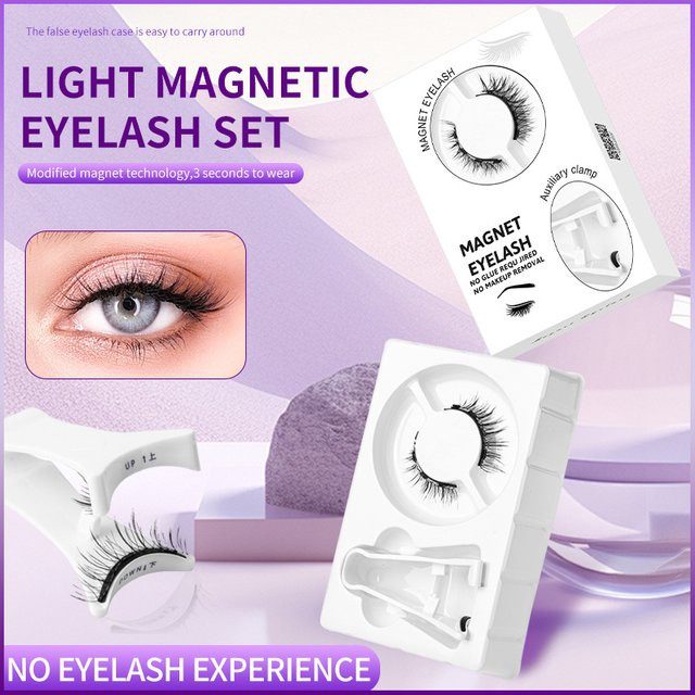 Goodobe Magnetisches Set mit falschen Wimpern, künstlicher Nerz, natürlich - Bild 1