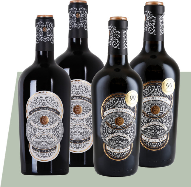 Lupo Meraviglia, Rotwein, 3 x 1,0 l - Bild 1