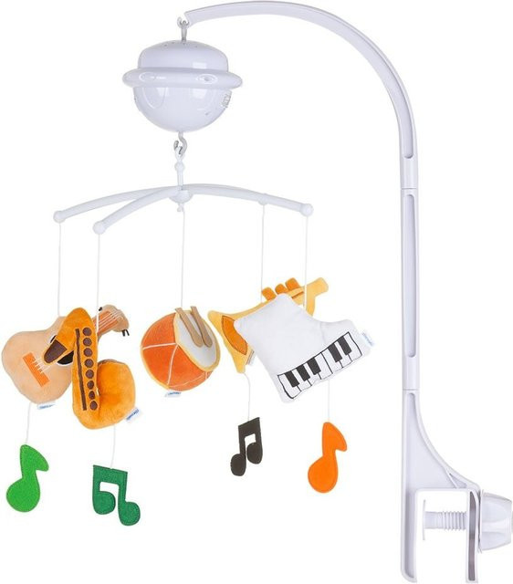 Chipolino Musikmobile Bluetooth-Funktion Projektor Plüschfiguren orange - Bild 1
