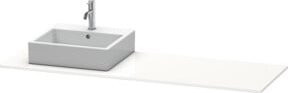 Duravit Konsole XSquare in Tau s-matt Weiß B/T/H: 160 x 55 x 1,6 cm - Bild 1