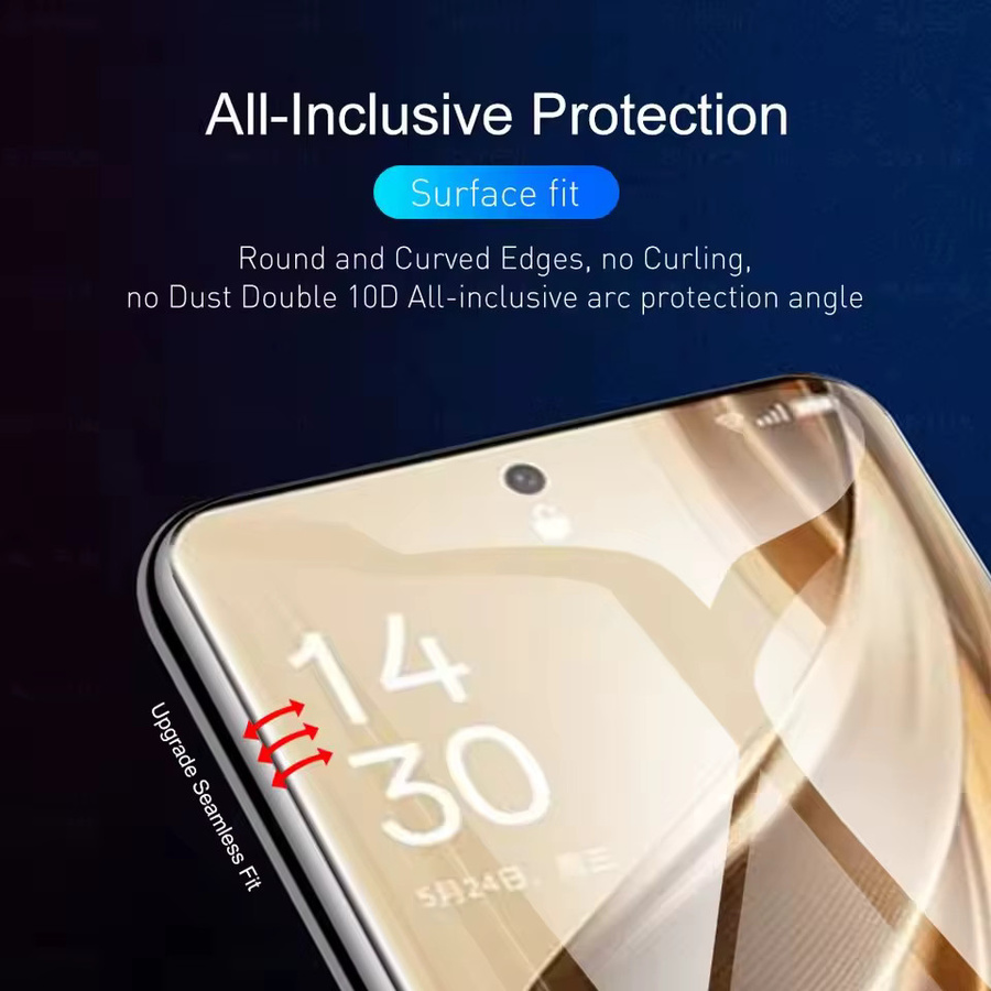 3er-Set Hydrogel-Displayschutzfolien für OPPO Reno 12 11 10 9 Pro Plus und Find X8 X7 X6 X5 Ultra, transparente Vollabdeckung - Bild 6