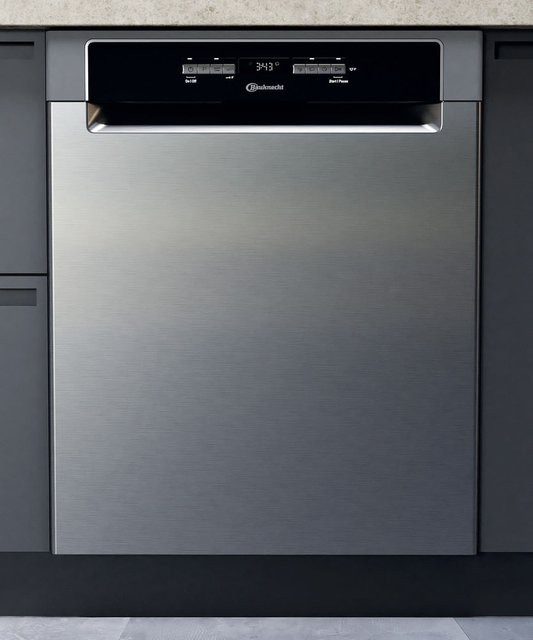 Bauknecht Unterbau-Geschirrspüler BUO 3O41 PLT X in Edelstahl, Breite: 60 cm - Bild 1