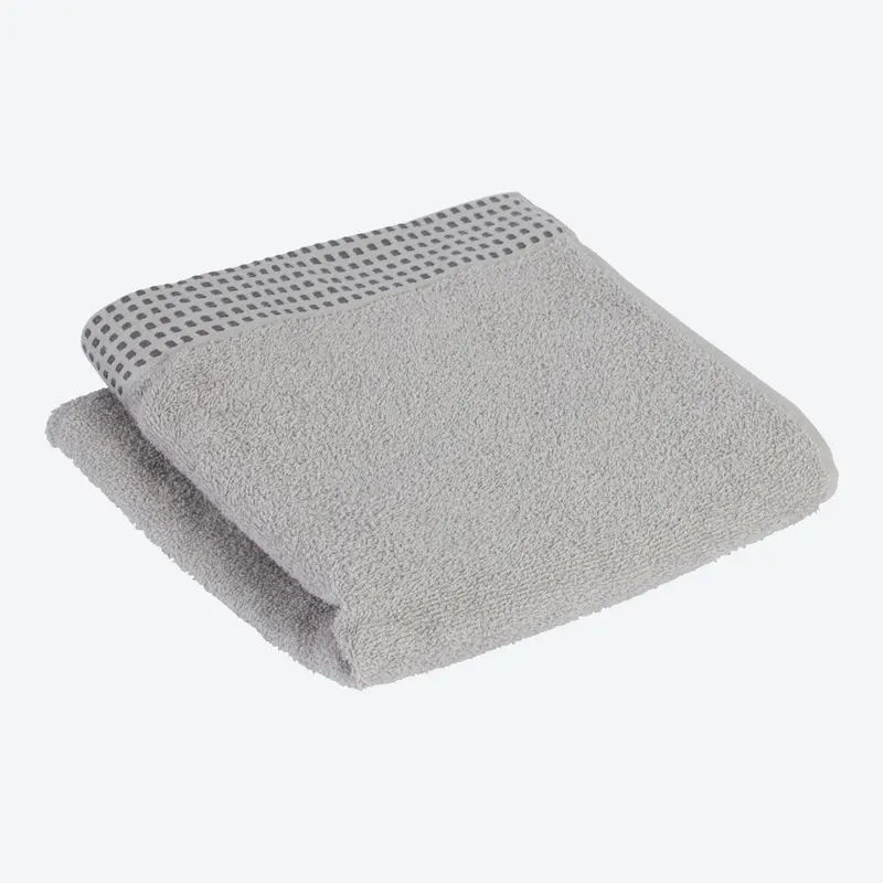 NKD Frottee-Handtuch MODERN aus 100% Baumwolle, Grau, Breite: 50 cm, Länge: 100 cm - Bild 2