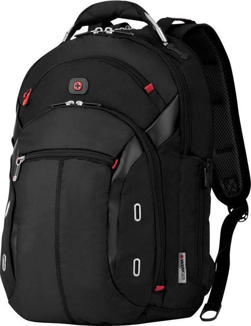Wenger Gigabyte Notebook-Rucksack für Laptops bis 40,6 cm, Schwarz, B 21,0 x H 45,0 x T 34,0 cm - Bild 1