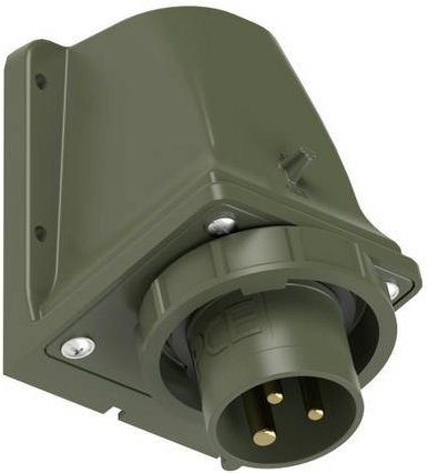 PC Electric CEE Wandsteckdose 16A 3polig IP67 Grün 5132-6k.u - Bild 1