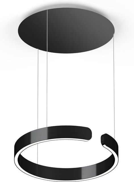 Occhio Mito sospeso 40 up LED-Pendelleuchte in Black Phantom Schwarz matt mit höhenverstellbarer Aufhängung bis max. 350 cm - Bild 1