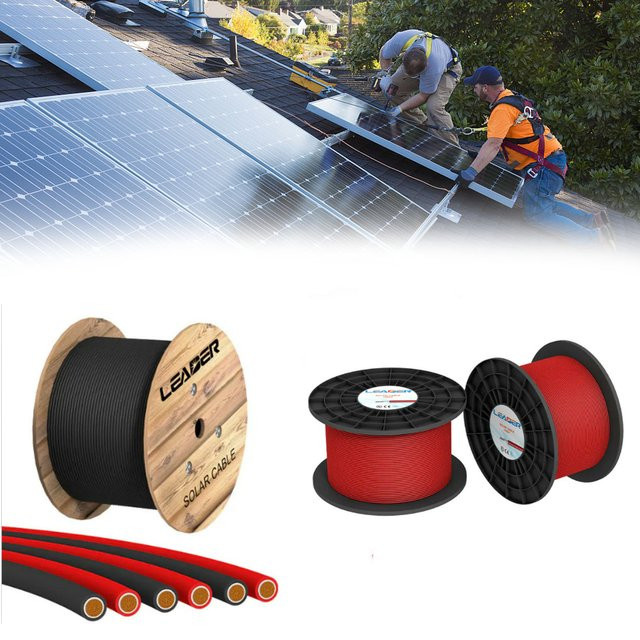 BLUSUNSOLAR Solarkabel H1Z2Z2-K DC 6 mm einadrig, 100 m Rolle, CE TÜV-zugelassen nach IEC62930 und EN50618 - Bild 1
