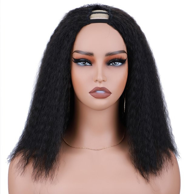 Synthetische Perücke, afro verworren lockig, schwarz, Damen - Bild 1
