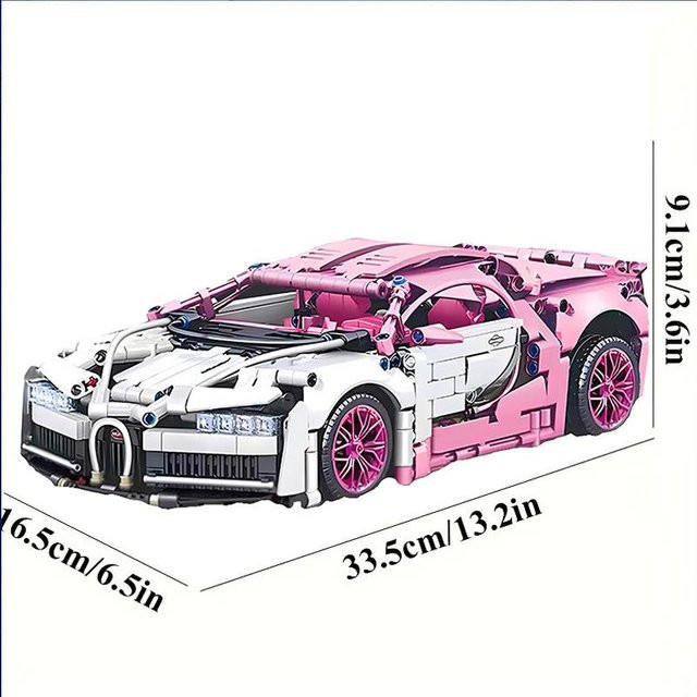 Linyi toy car Super Rennwagen Modellbausteine, 1:14, ab 6 Jahren - Bild 1