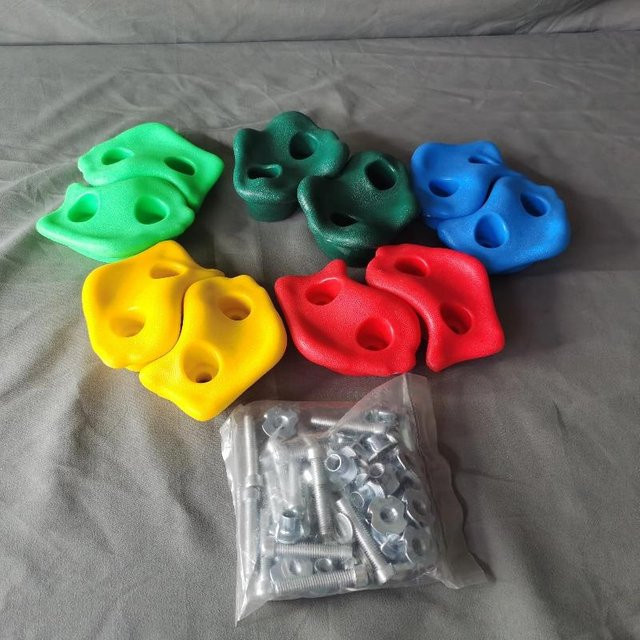 Kidsly Kletterwandgriffe Klettersteine, 10-teiliges Set - Bild 1