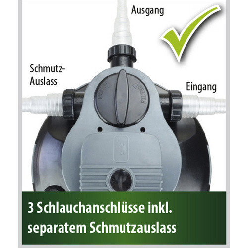 Heissner Druckfilter-Set FPU 10000 mit UVC-Klärer für Teiche bis 10.000 Liter in Grau - Bild 3