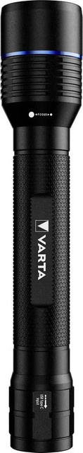 Night Cutter Pro F40R Taschenlampe von Varta in Schwarz aus Luftfahrtaluminium mit IP67 Schutz und USB-Anschluss - Bild 1