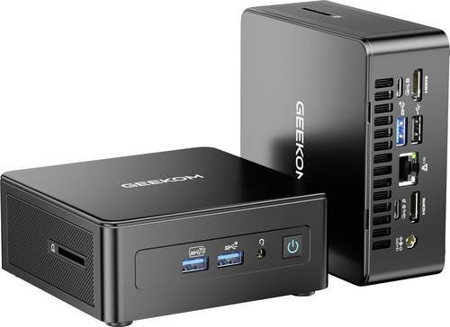 GEEKOM Mini PC IT15 in Schwarz mit Intel Core Ultra 9 Prozessor, 32GB RAM, 1TB SSD und Windows 11 Pro - Bild 1