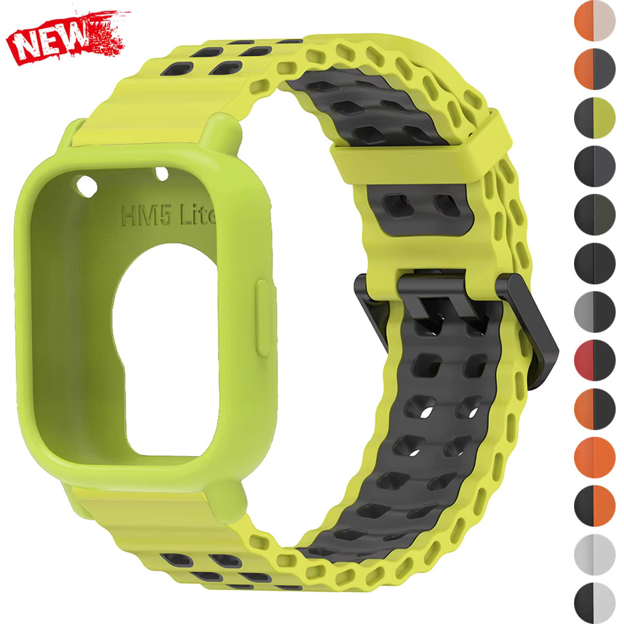 Xiaomi Uhrenarmband Silikon, zweifarbiges Marine, Redmi Watch 5 Active/Lite - Bild 2