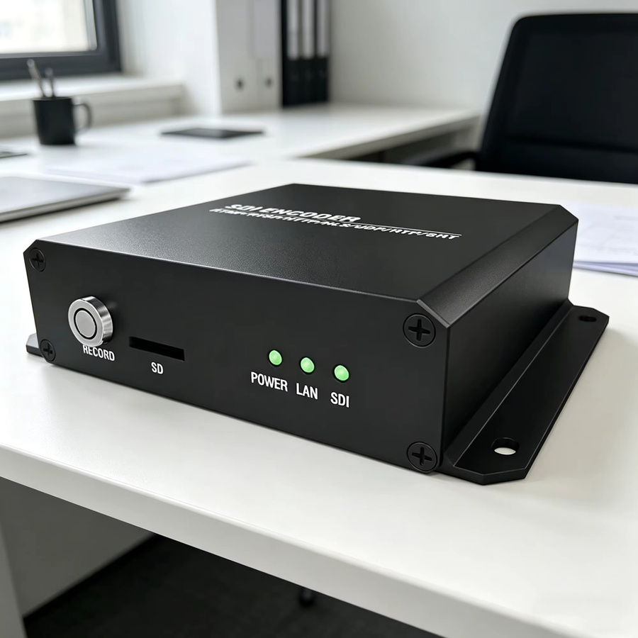 Tuoying H.265 SDI Loop-Out Encoder für HD SD-SDI Aufnahmen mit RTMP, RTSP und ONVIF-Unterstützung für NVR-Verbindungen in Schwarz oder Weiß - Bild 3