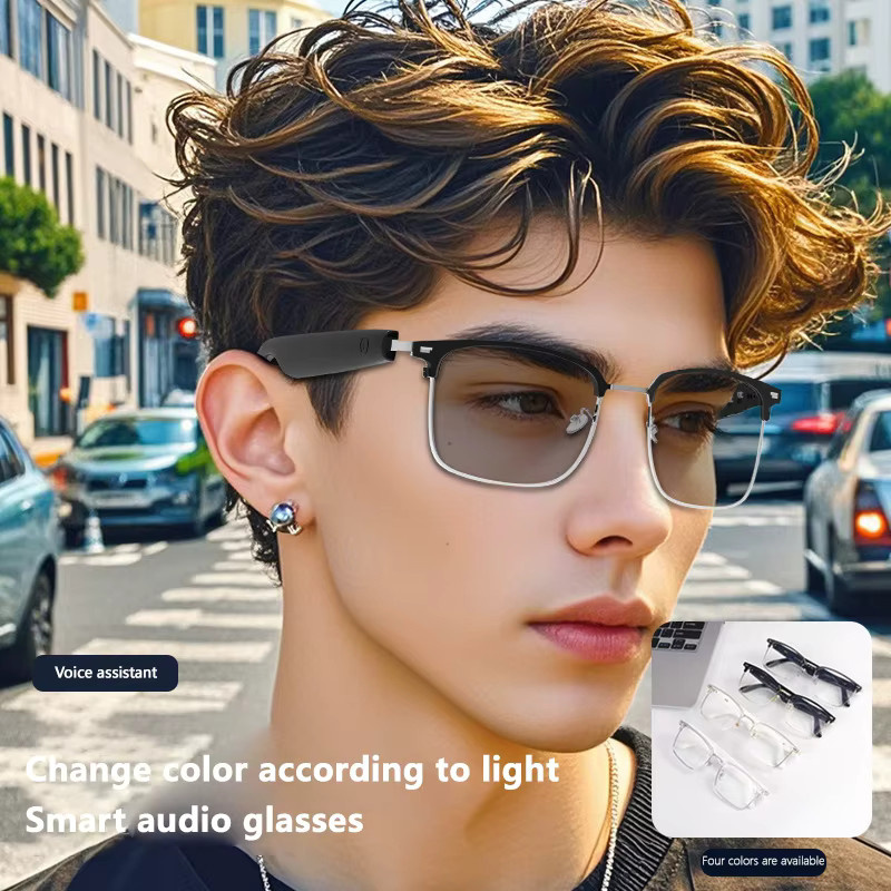 Xiaomi AI Smart Brille mit HD Kamera, ChatGPT Sprachassistent, Bluetooth für Anrufe, Navigation und wasserdichtes Design in Schwarz und Gold - Bild 2
