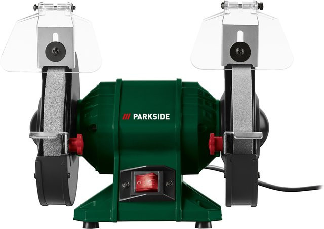 Parkside Doppelschleifer PDOS 200 C2 in Grün für die Werkbank - Bild 1