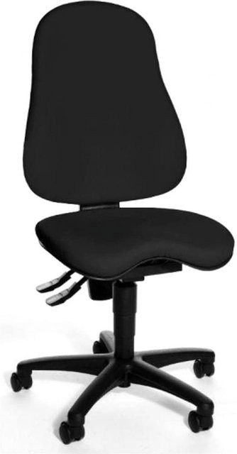 Topstar Profi Bürostuhl BALANCE 400 ohne Armlehnen in Schwarz mit Stoffbezug - Bild 1