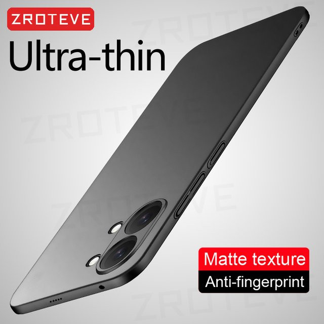 ZROTEVE Slim Matte Hard PC Handyhülle für Xiaomi Poco X8 Pro Max und Poco X7 Pro 5G in Schwarz - Bild 1