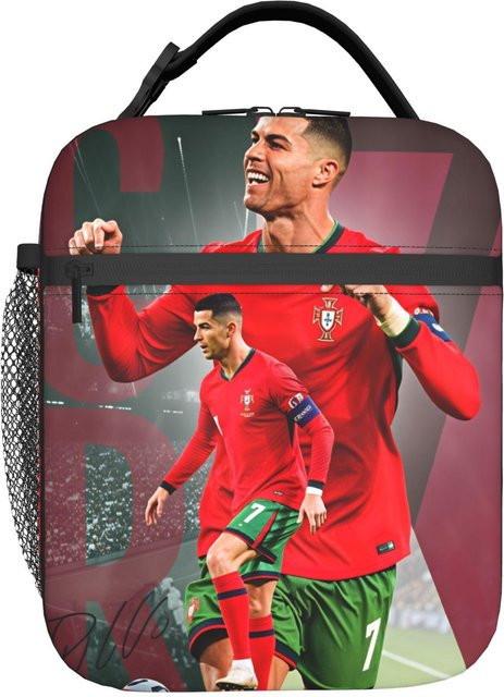 R-Ronaldos Thermische Lunchbox für Damen und Herren, bunte Oxford Kühltasche für Büro und Freizeit - Bild 1