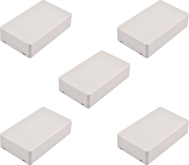 diymore Projektbox aus weißem ABS-Kunststoff für DIY-Elektronik und Stromversorgungsgehäuse, B/T/H: 10 x 6 x 2,5 cm - Bild 1