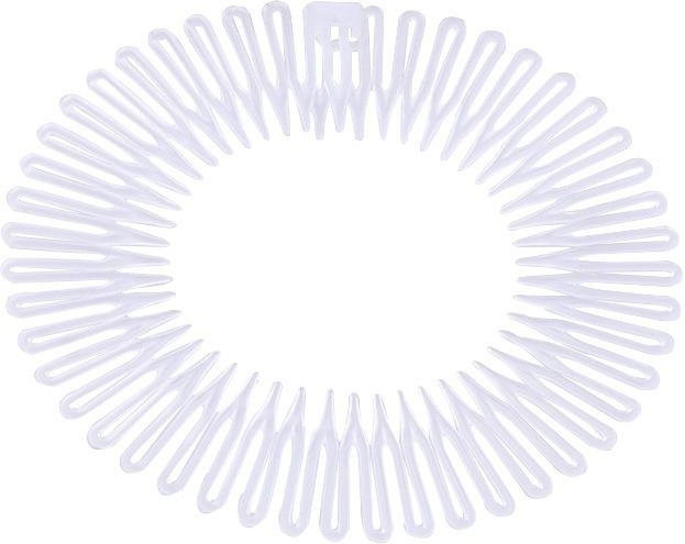 Haarband Damen, Kunststoff, weiß - Bild 1