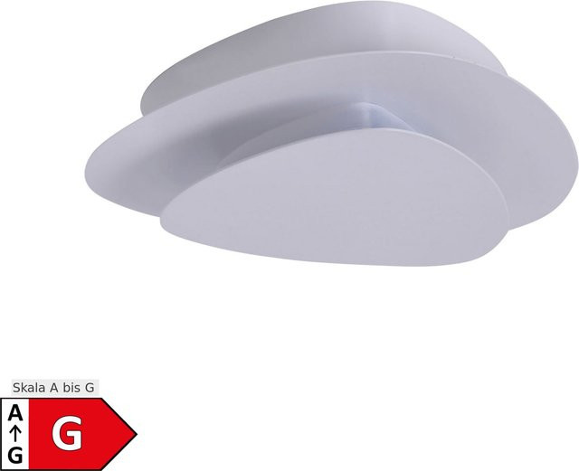Näve LED Wand- und Deckenleuchte Liso in Weiß, B/H/T: 20 x 8 x 25,5 cm - Bild 1