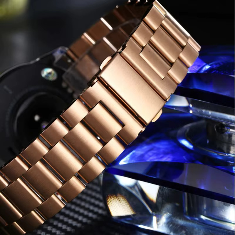 CAOWTAN Uhrenarmband Edelstahl, Silber, Klassisch - Bild 3